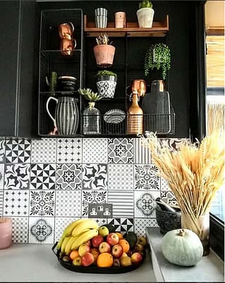 Awesome Moroccan tiles kitchen backsplach