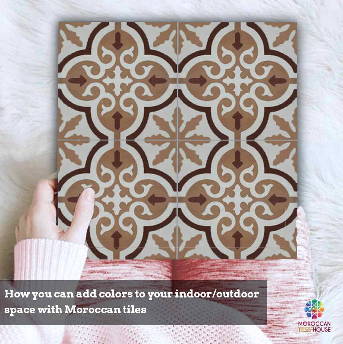 How you can add colors to your indoor/outdoor space with Moroccan tiles post title image